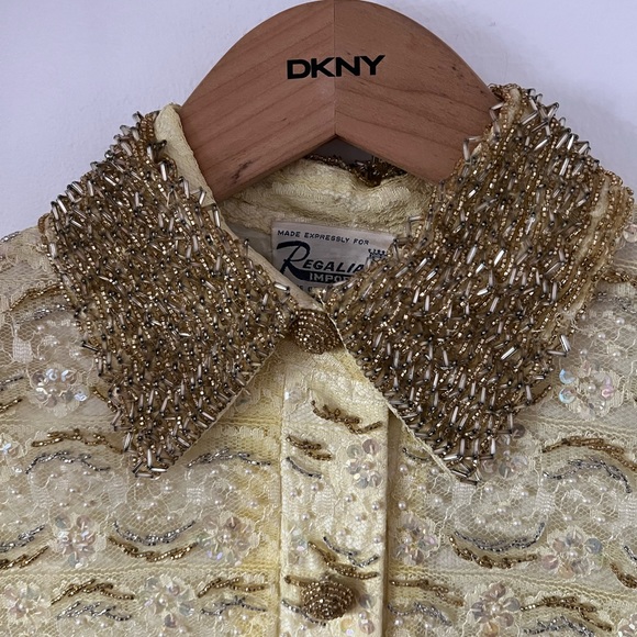 VTG 60s RARE beaded all over shift dress - Picture 11 of 16